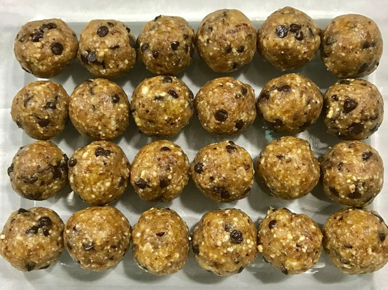 Chocolate Chip Cookie Dough Balls